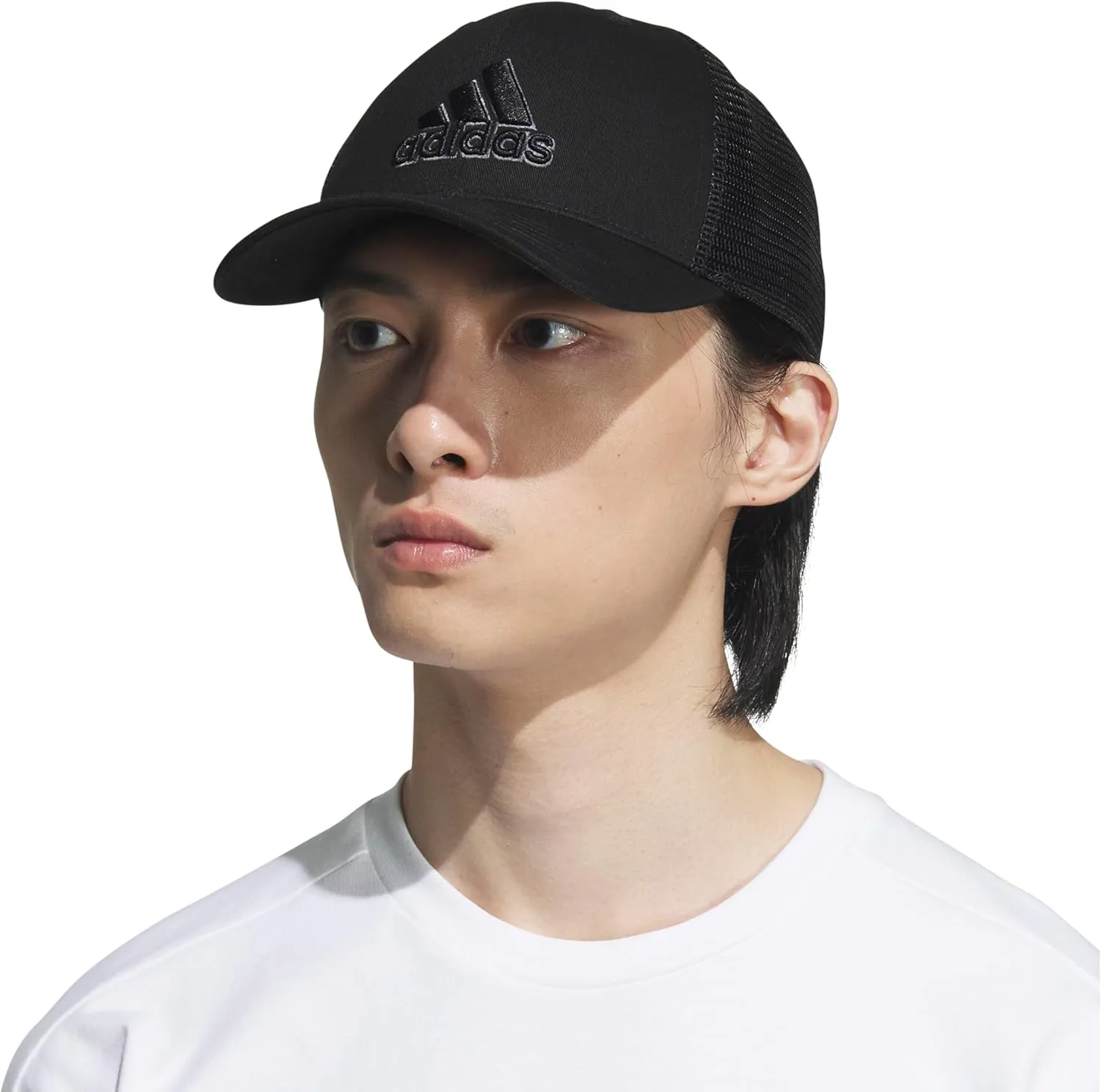 adidas Men's Mesh Back Structured Low Crown Adjustable Fit Snapback Hat