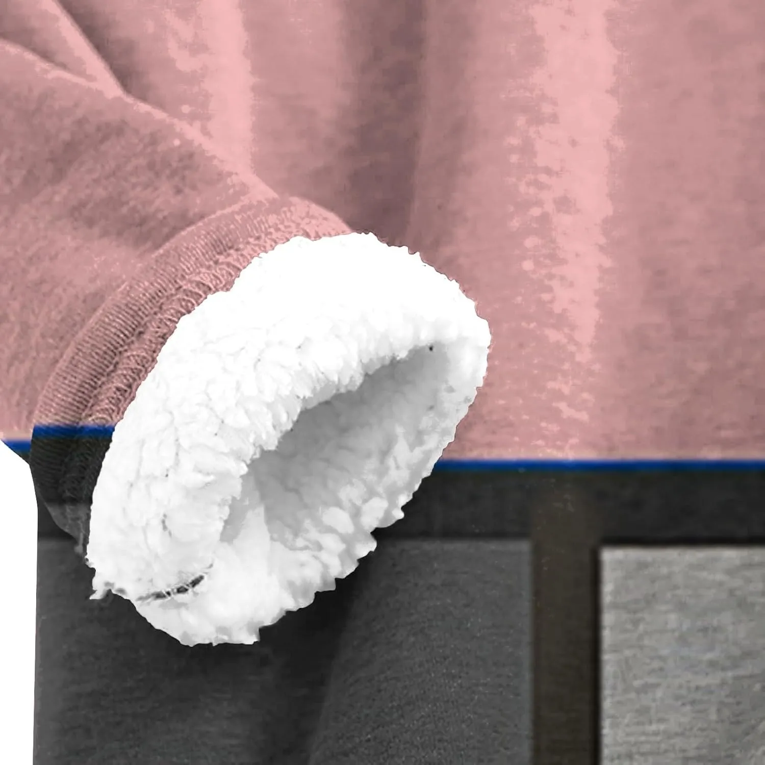 aihihe Sherpa Fleece Crewneck Sweatshirts Women 2024 Winter Warm Pullover Fleece Linend Thermal Long Sleeve Tops Loungewear