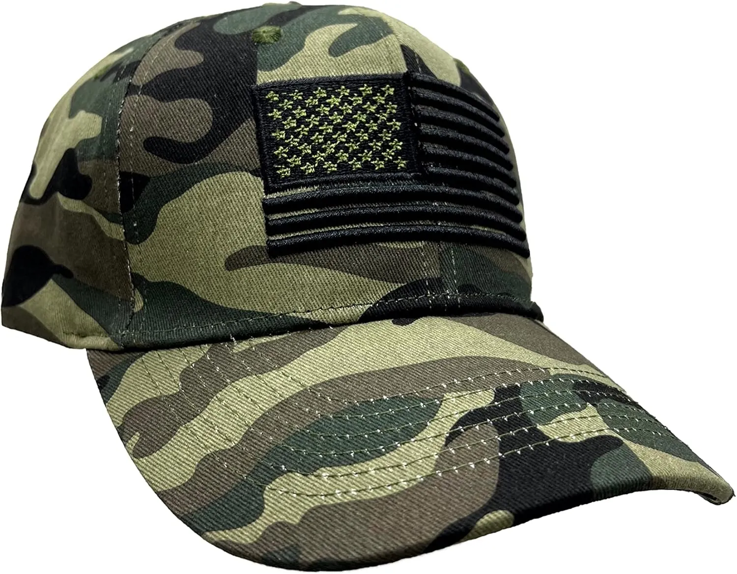 Ashen Fane American USA Flag Adjustable Snapback Casual Structured Baseball Hat
