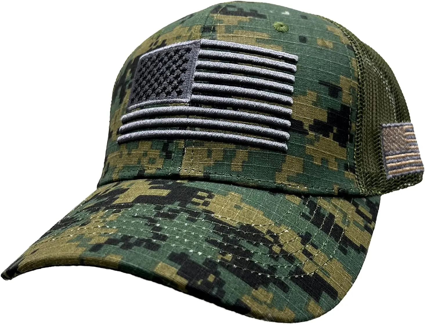 Ashen Fane American USA Flag Adjustable Snapback Casual Structured Baseball Hat