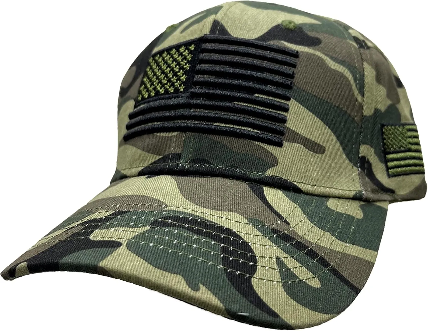 Ashen Fane American USA Flag Adjustable Snapback Casual Structured Baseball Hat