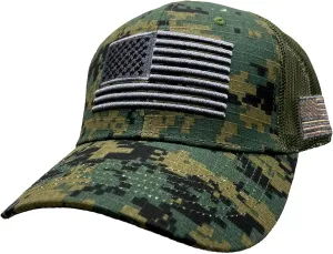 Ashen Fane American USA Flag Adjustable Snapback Casual Structured Baseball Hat