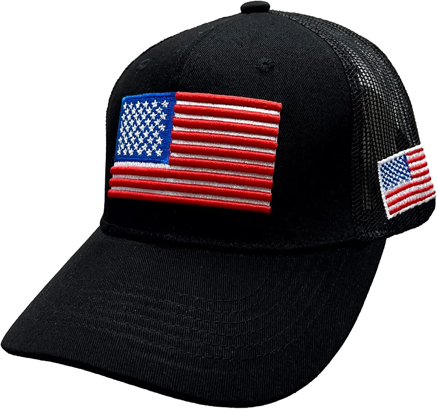 Ashen Fane American USA Flag Adjustable Snapback Casual Structured Baseball Hat