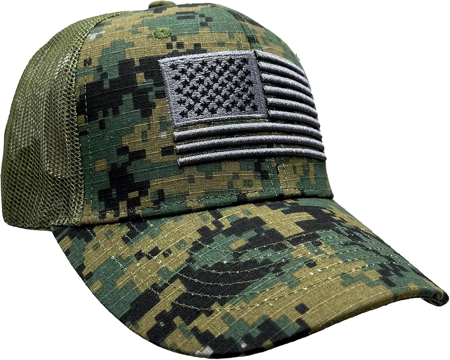Ashen Fane American USA Flag Adjustable Snapback Casual Structured Baseball Hat