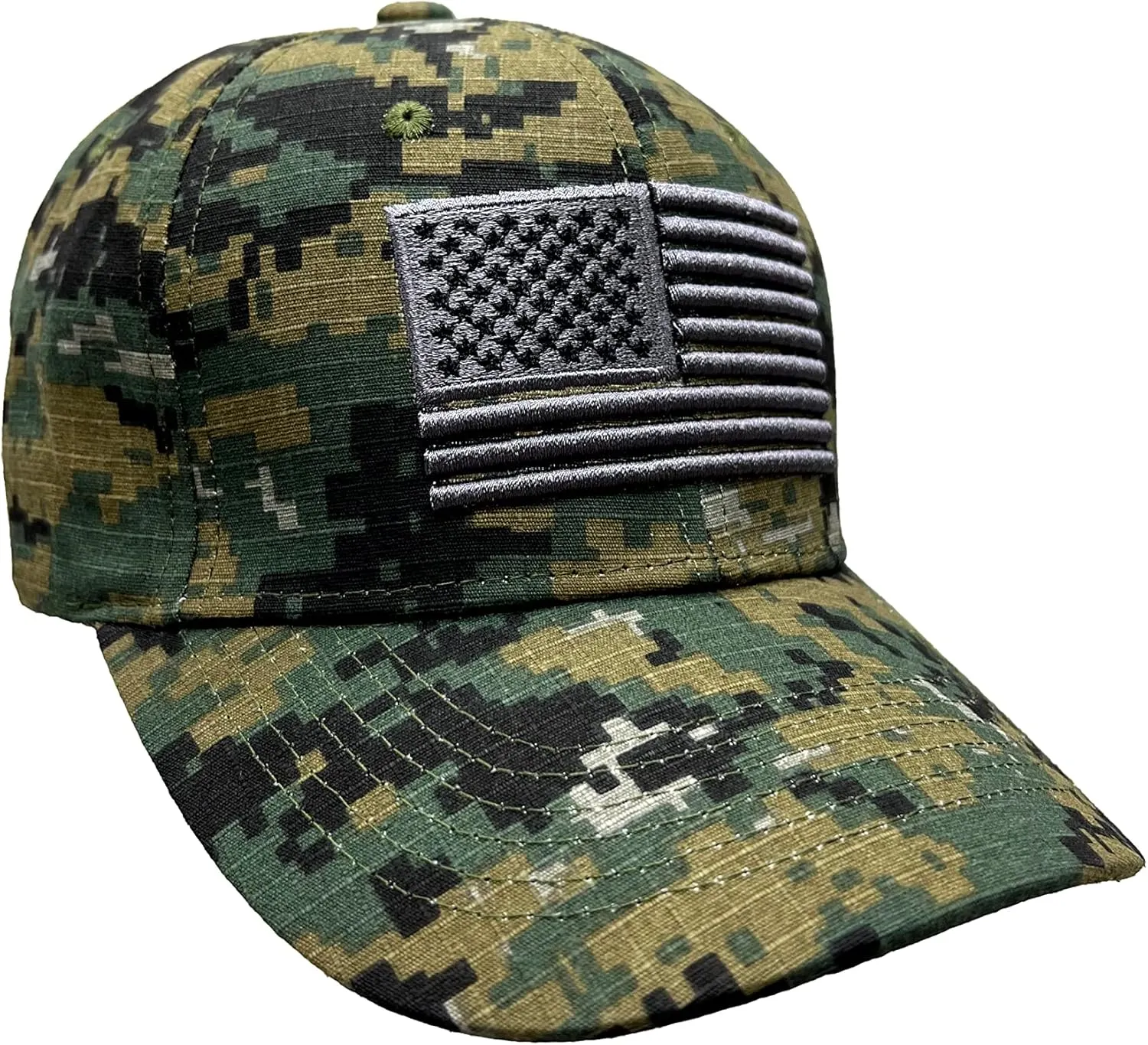 Ashen Fane American USA Flag Adjustable Snapback Casual Structured Baseball Hat