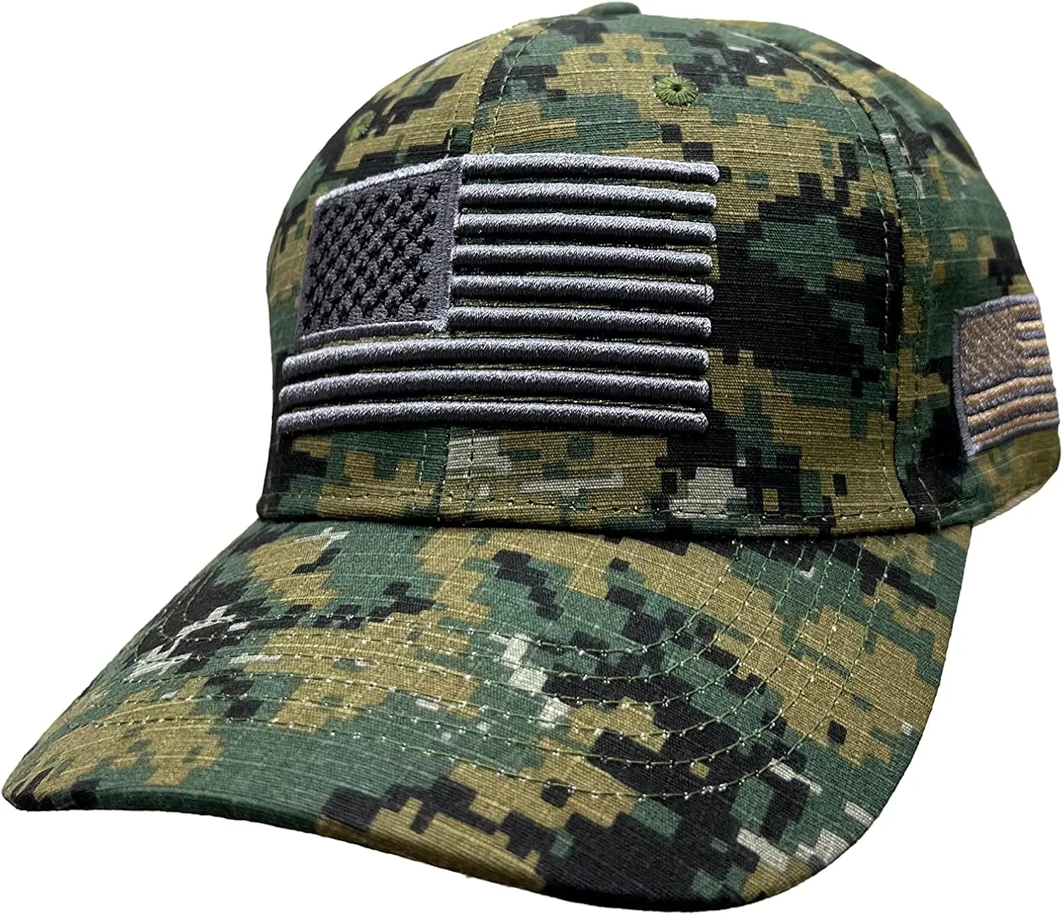 Ashen Fane American USA Flag Adjustable Snapback Casual Structured Baseball Hat