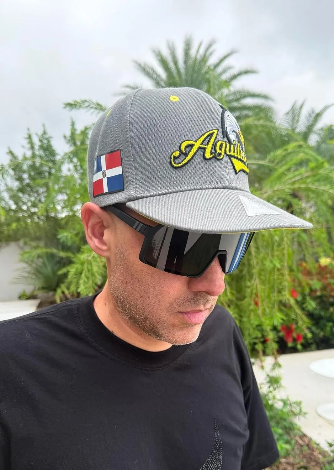 Baseball Cap-6-Panels, Flat Brim Snapback Embroidered Structured Crown & Adjustable