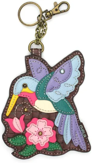 CHALA Bird Collection Women's Decorative Key Fob/Coin Purse Accessory - Hummingbird A