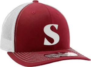 Daxton Baseball Trucker Hat 3D Capital Alphabet Letters Structured Mid Profile Cap