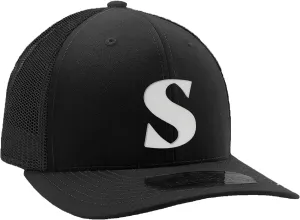 Daxton Baseball Trucker Hat 3D Capital Alphabet Letters Structured Mid Profile Cap