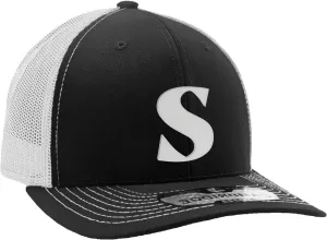 Daxton Baseball Trucker Hat 3D Capital Alphabet Letters Structured Mid Profile Cap
