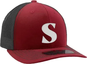 Daxton Baseball Trucker Hat 3D Capital Alphabet Letters Structured Mid Profile Cap