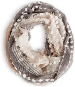 DEMDACO Your Journey 72 inch Textured Infinity Loop Scarf