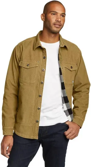 Eddie Bauer Men's Classic Fit Faultline Long-Sleeve Corduroy Shirt