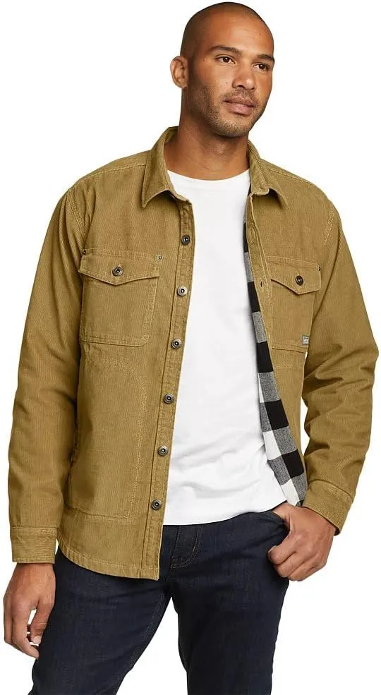 Eddie Bauer Men's Classic Fit Faultline Long-Sleeve Corduroy Shirt