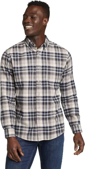Eddie Bauer Men's Classic Fit Favorite Long-Sleeve Flannel Shirt