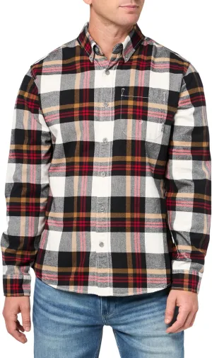 Eddie Bauer Men's Classic Fit Favorite Long-Sleeve Flannel Shirt