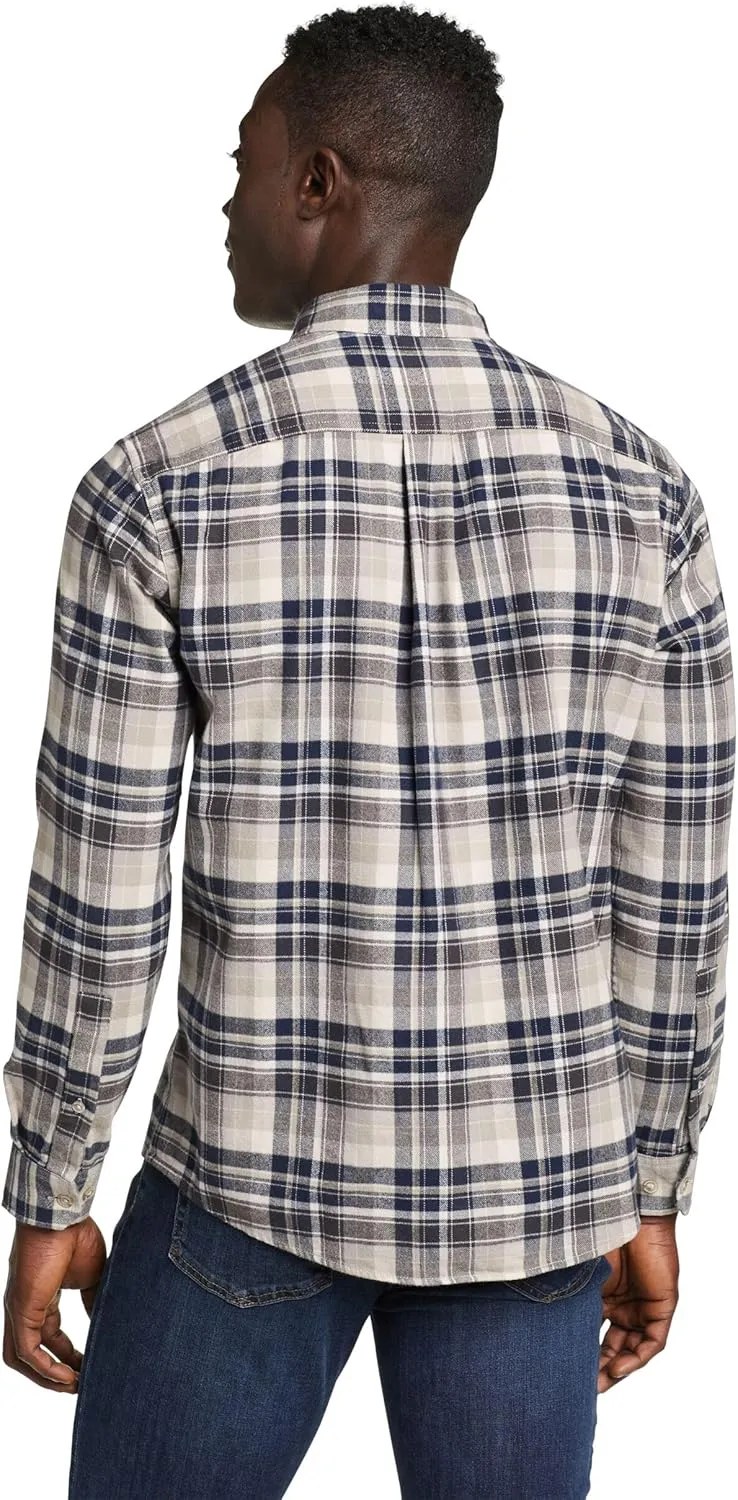 Eddie Bauer Men's Classic Fit Favorite Long-Sleeve Flannel Shirt