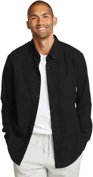 Eddie Bauer Men's Eddie's Favorite Flannel Classic Fit Shirt - Solid