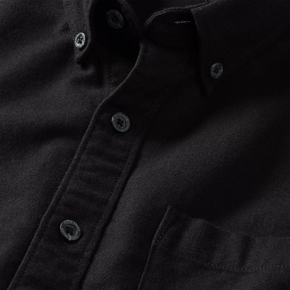 Eddie Bauer Men's Eddie's Favorite Flannel Classic Fit Shirt - Solid