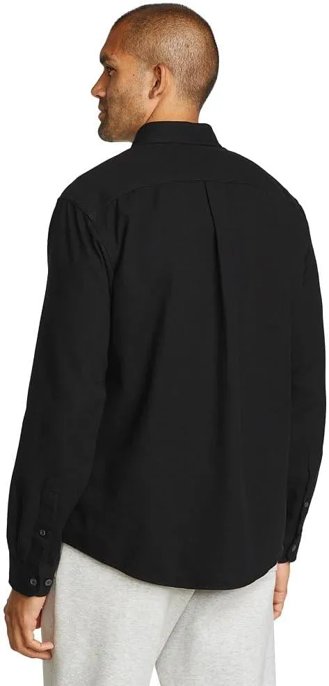Eddie Bauer Men's Eddie's Favorite Flannel Classic Fit Shirt - Solid