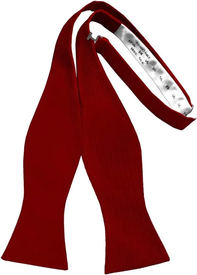 Faille Silk Self Tie Bow Ties