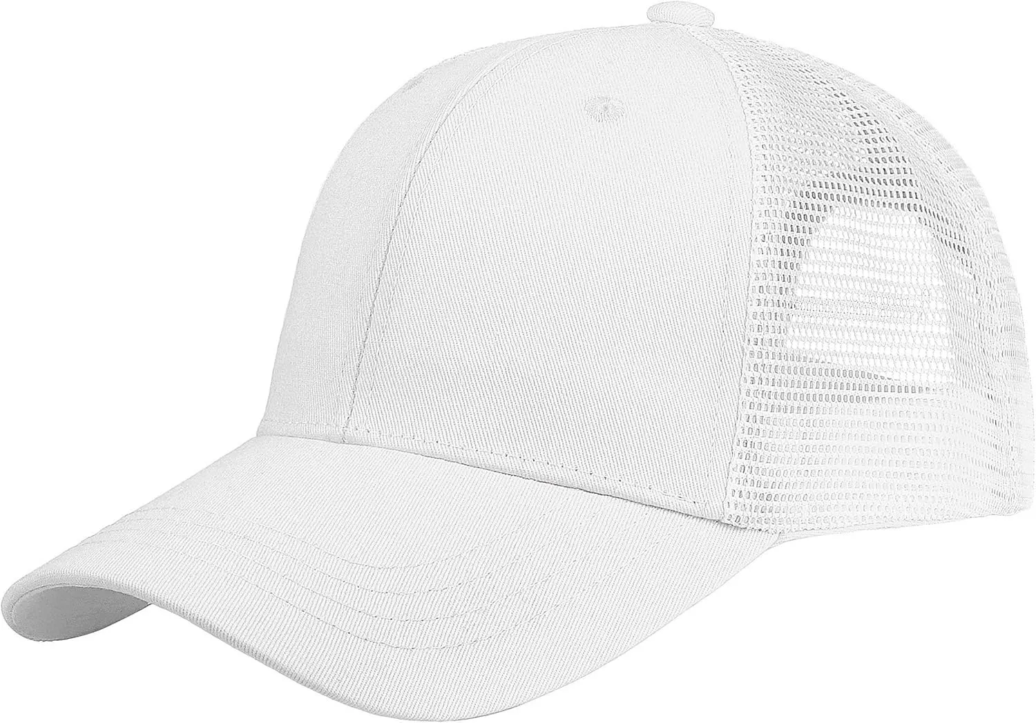 Falari Trucker Hat Baseball Cap Structured Plain Design 6 Panel, Adjustable Size