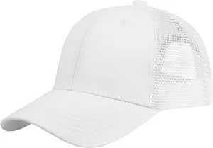 Falari Trucker Hat Baseball Cap Structured Plain Design 6 Panel, Adjustable Size