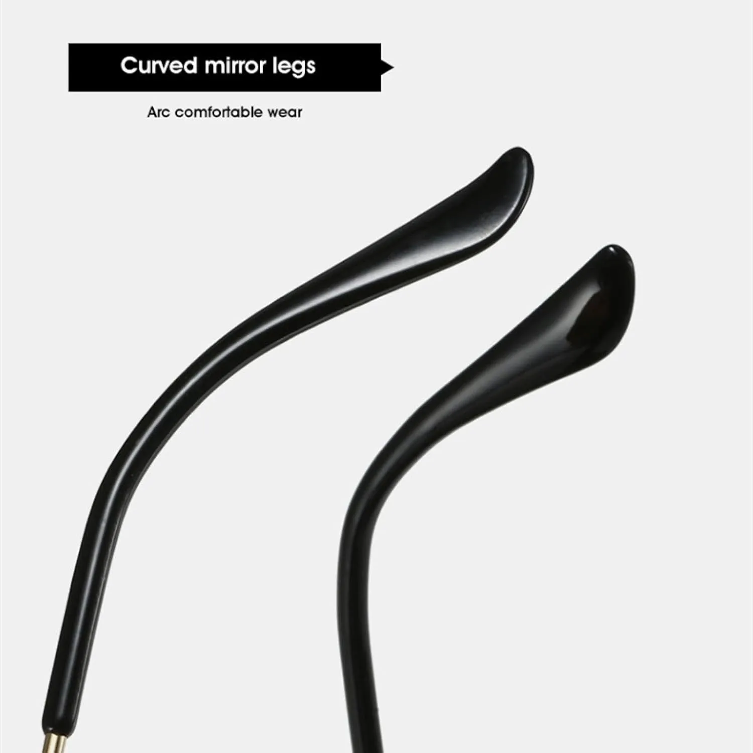 Fashion Luxury Siamese Rimless Sunglasses Women Vintage Rhinestone Eyeglasses Street Photography Uv400