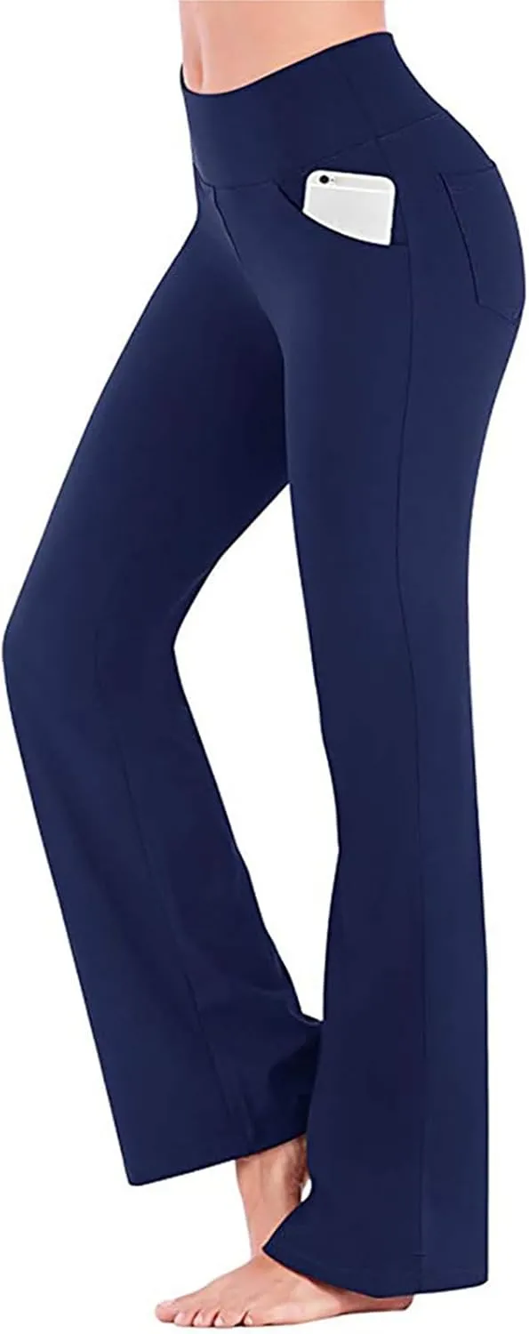 Flare Leggings for Women Running Full Length Sports Active Pants Workout Yoga Leggings for Women Workout Yoga