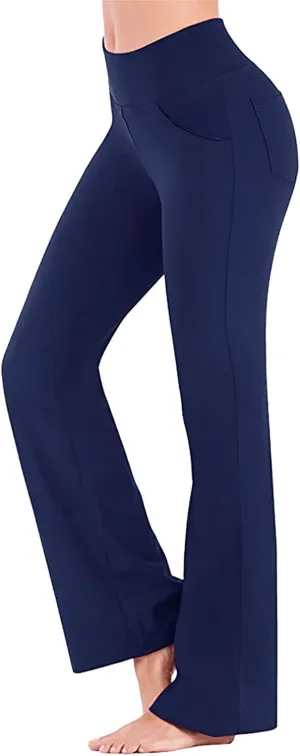 Flare Leggings for Women Running Full Length Sports Active Pants Workout Yoga Leggings for Women Workout Yoga