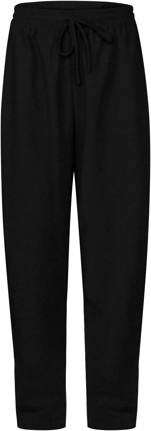 Fleece Lined Sweatpants Women Tall with Pocket Solid Color Trousers Stretchy Flowy Pants for Women High Rise Pants