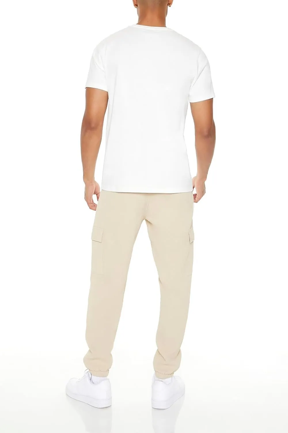 Forever 21 Men's Textured Cargo Joggers
