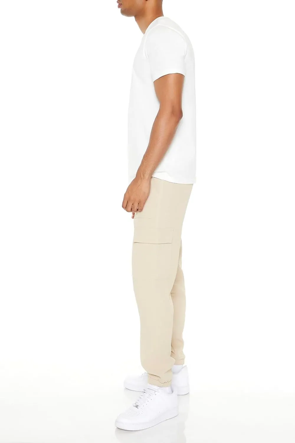 Forever 21 Men's Textured Cargo Joggers
