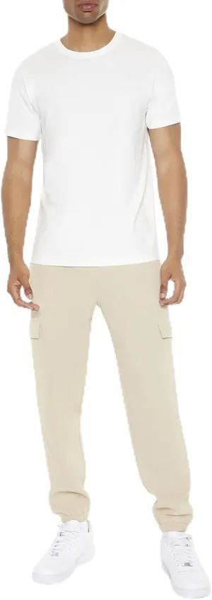 Forever 21 Men's Textured Cargo Joggers