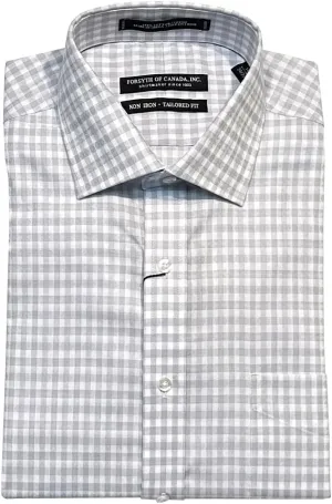 Forsyth of Canada Tailored Fit Non-Iron Long Sleeve Dress Shirt