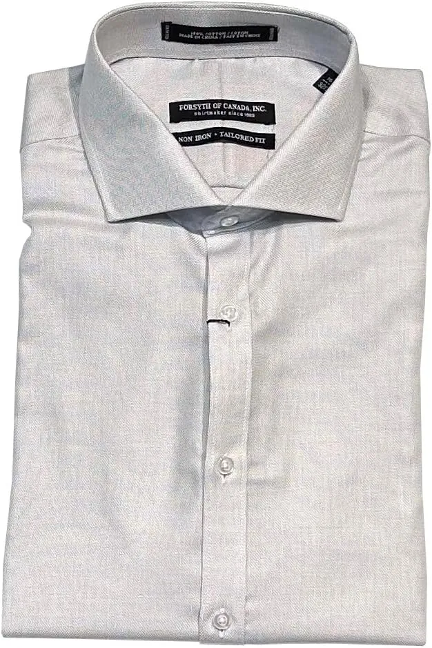 Forsyth of Canada Tailored Fit Spread Collar Non-Iron Dress Shirt