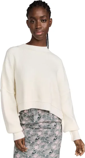 Free People Women's Easy Street Crop Pullover Sweater