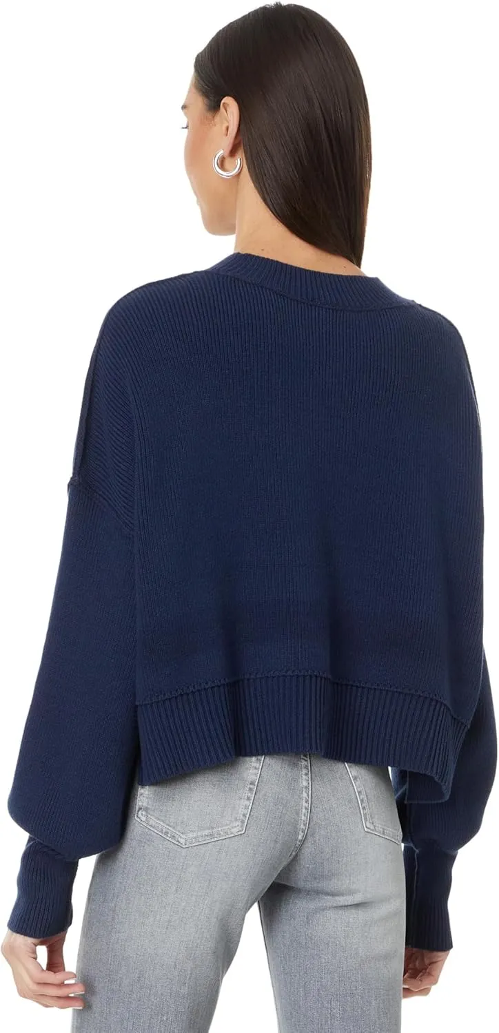 Free People Women's Easy Street Crop Pullover Sweater