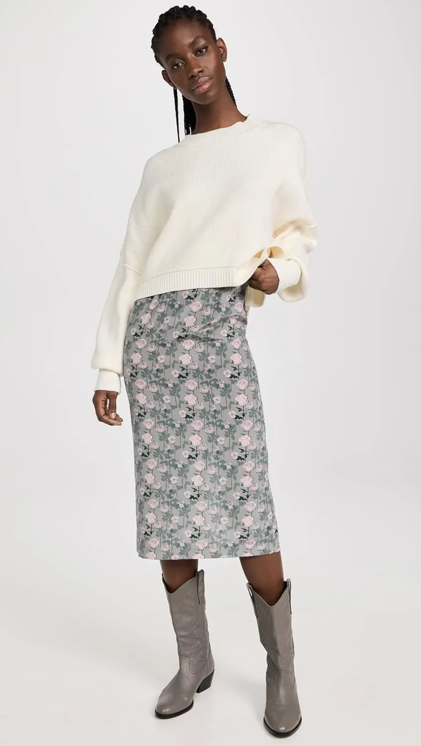 Free People Women's Easy Street Crop Pullover Sweater
