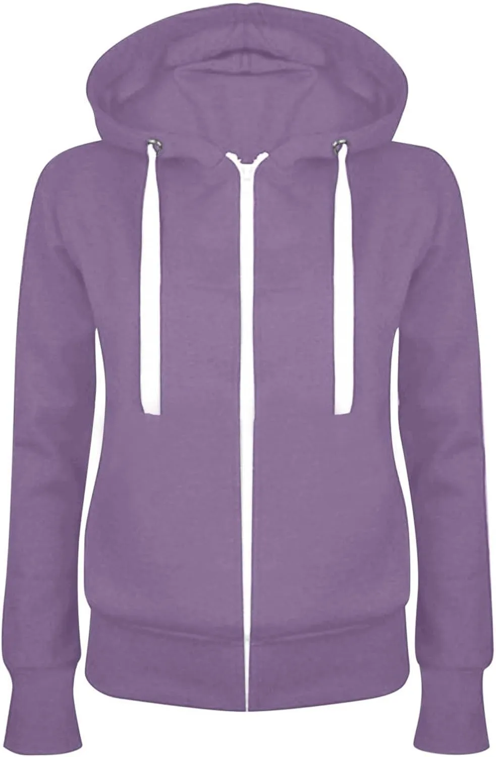 Full Zip Up Hoodies For Women Casual Fall Fashion 2024 Long Sleeve Hooded Sweatshirt Lightweight y2k Jackets