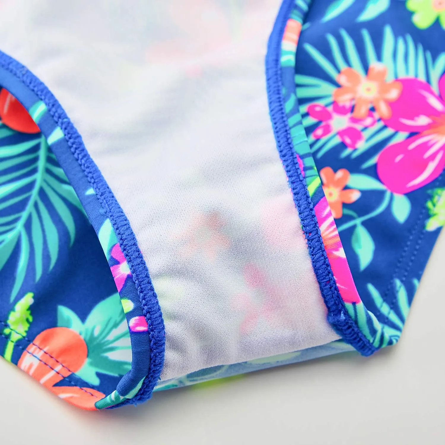 Girls Two Piece Swimsuits Rainbow Bikini Sets Adjustable Strap Bathing Suits