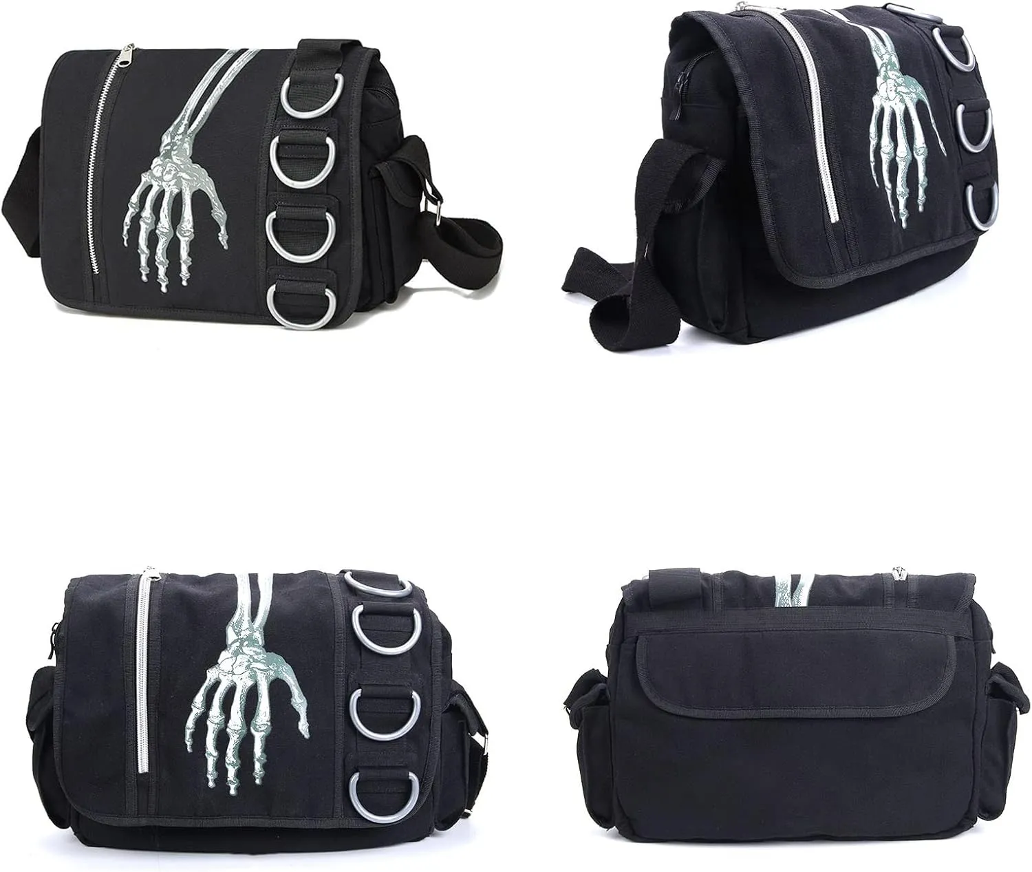 Goth Y2k EMO Messenger Bag Grunge Street Hipster Backpack (BB3023)