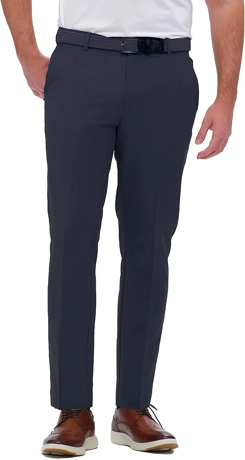 Greg Norman Men's Golf Performance Classic Fit Flat Front Stretch Sweatpants, Moisture-Wicking Lightweight Casual Dress Pants