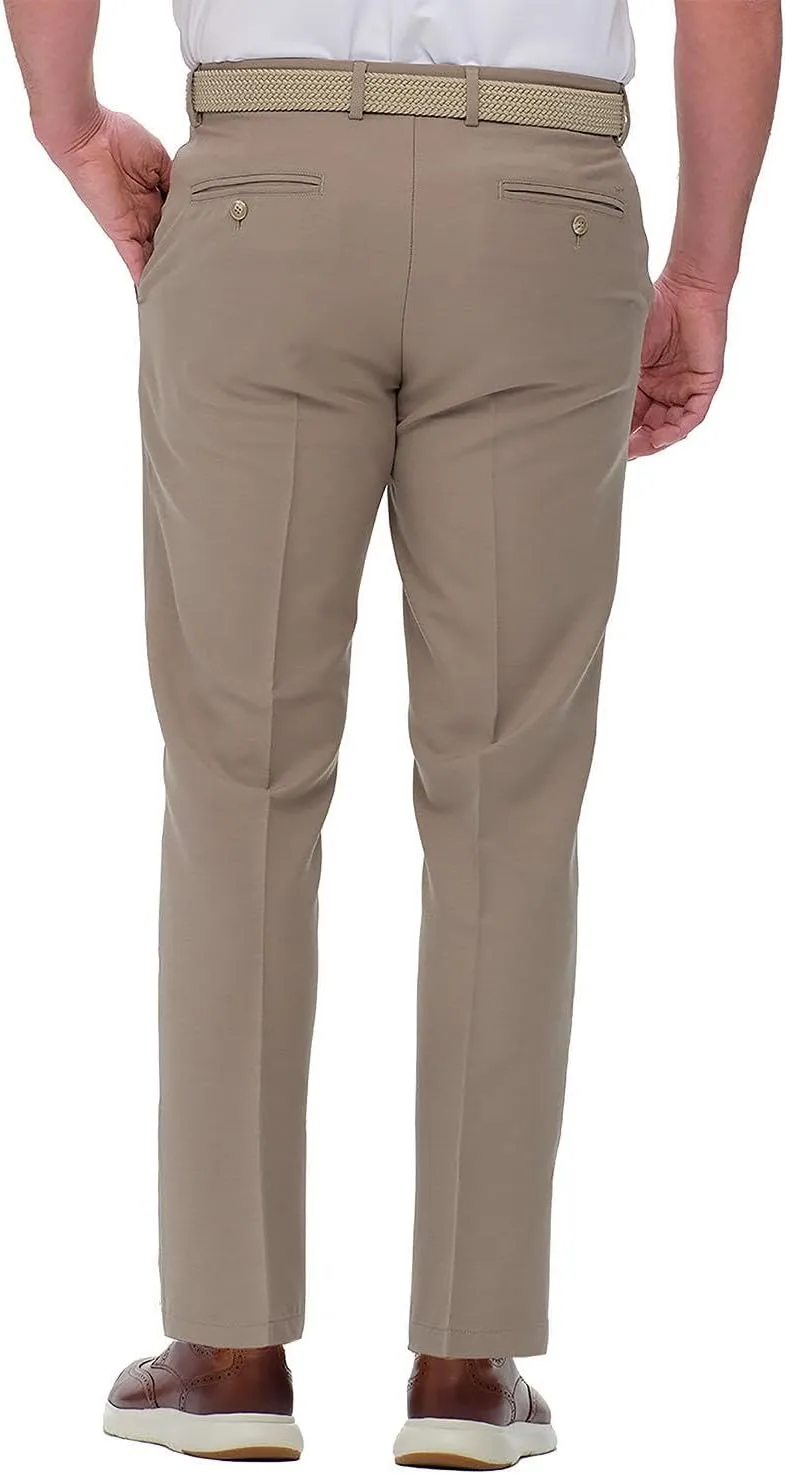 Greg Norman Men's Golf Performance Classic Fit Flat Front Stretch Sweatpants, Moisture-Wicking Lightweight Casual Dress Pants