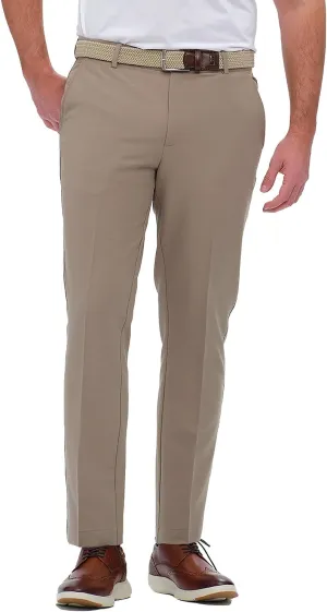 Greg Norman Men's Golf Performance Classic Fit Flat Front Stretch Sweatpants, Moisture-Wicking Lightweight Casual Dress Pants