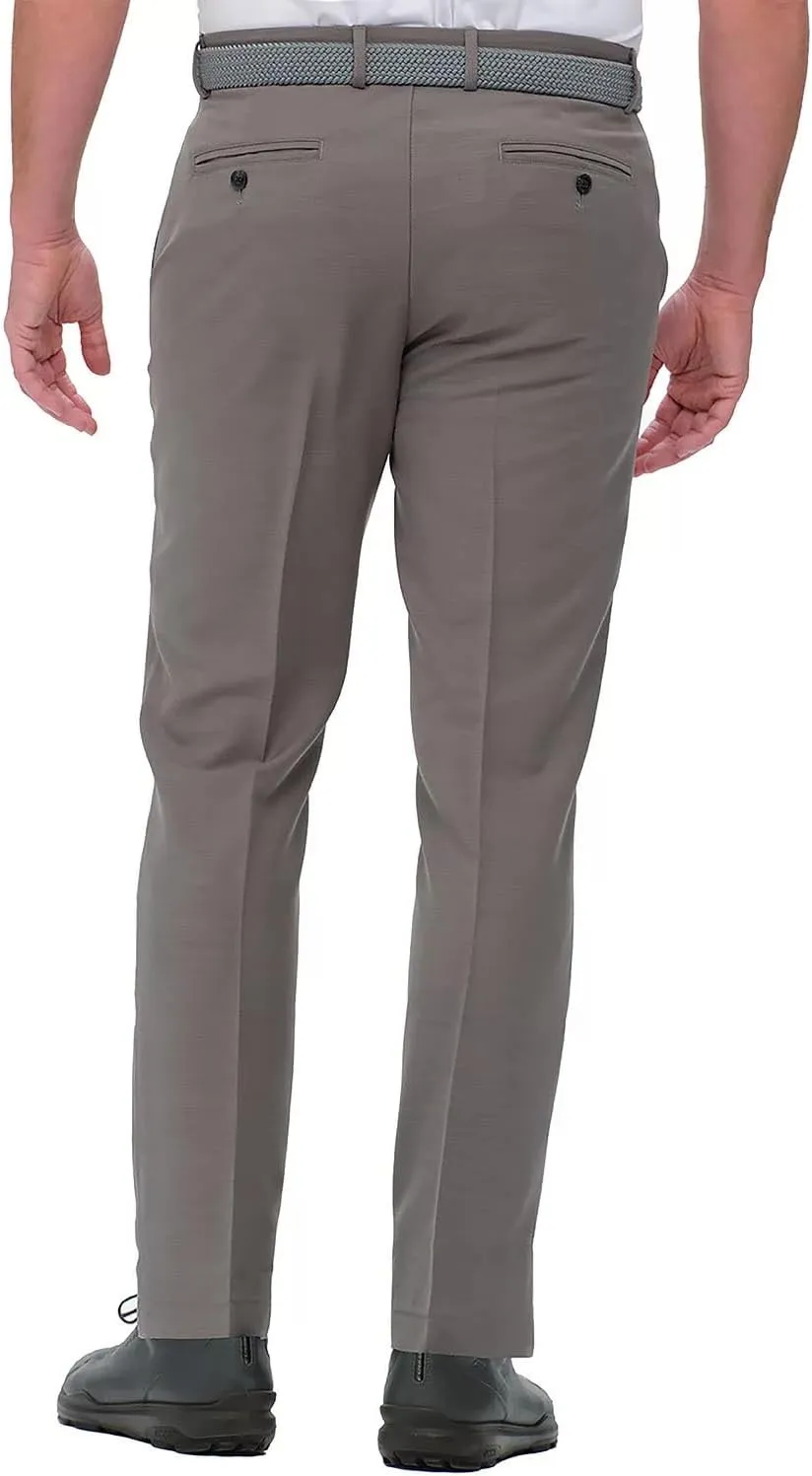 Greg Norman Men's Golf Performance Classic Fit Flat Front Stretch Sweatpants, Moisture-Wicking Lightweight Casual Dress Pants