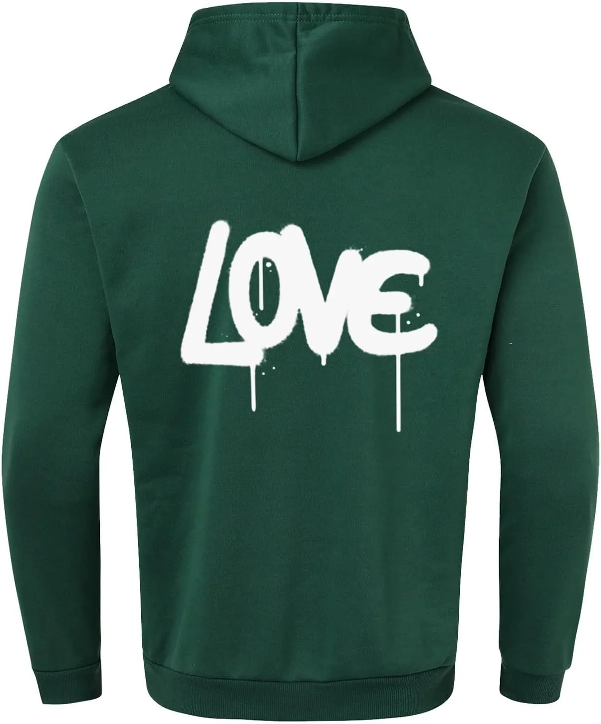 Hoodies For Men With Designs Breathable Casual Hooded Sweatshirt Pullover Tops Mid-Weight Long Sleeve Letter Print Shirts