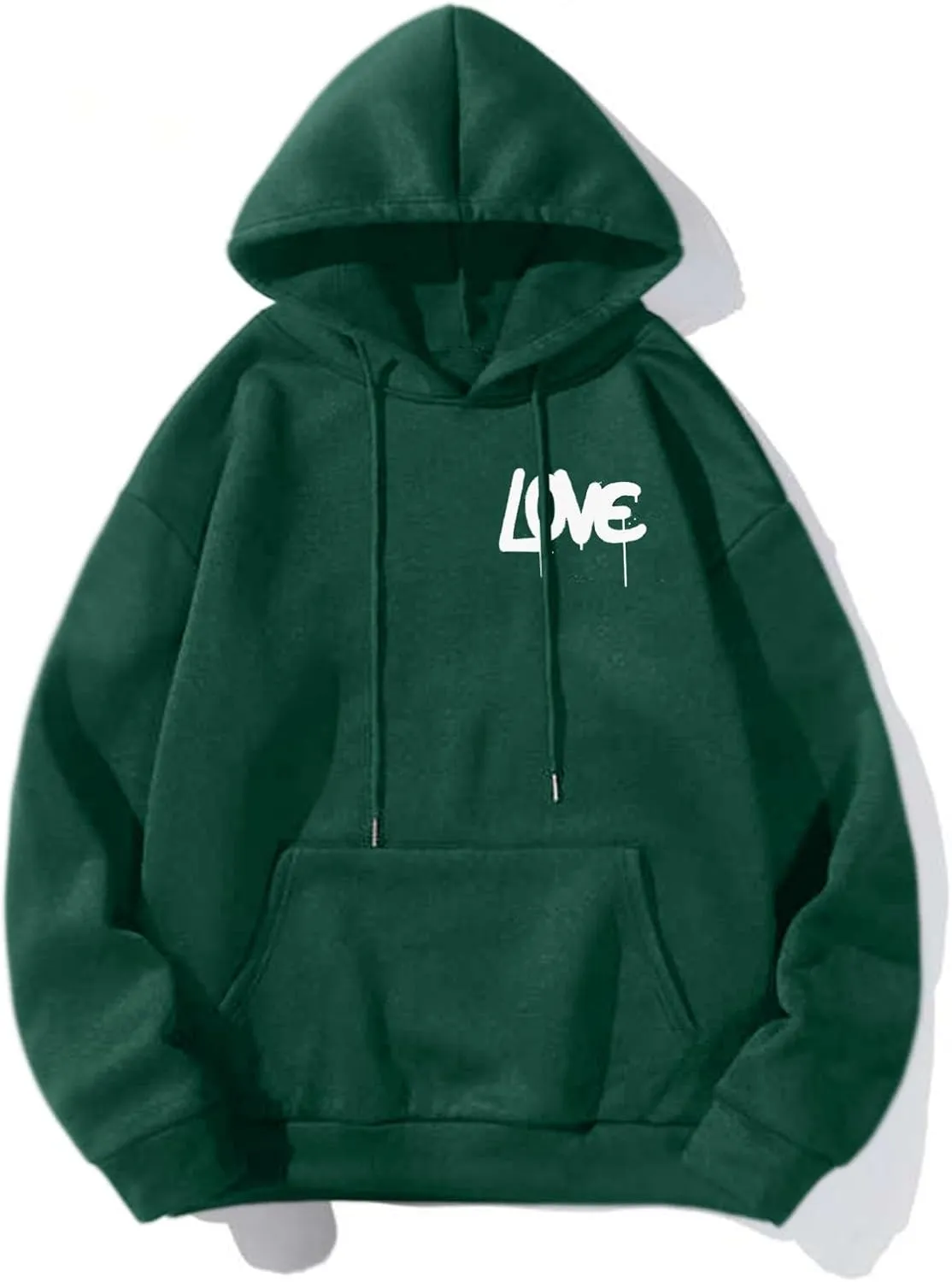 Hoodies For Men With Designs Breathable Casual Hooded Sweatshirt Pullover Tops Mid-Weight Long Sleeve Letter Print Shirts