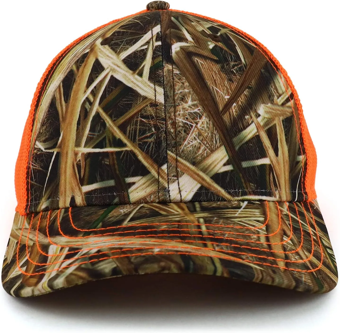 Hunting Camouflage Outdoor Structured Trucker Mesh Cap